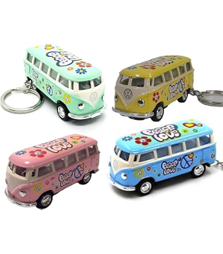 Amazon.com: KiNSMART 1962 Volkswagen Classic Bus With Surfboard
