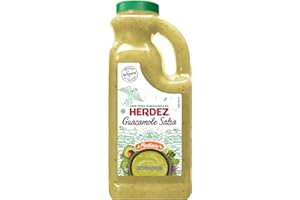 HERDEZ Guacamole Salsa, Medium, 32 oz Jug – Gluten Free, Kosher, Authentic Mexican Smooth & Flavorful Avocado-Based Salsa