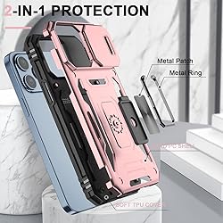 AUPAI for iPhone 13 Pro Max Case with Camera