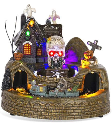 Amazon.com: Lemax Spooky Town The Gate House at Haunted