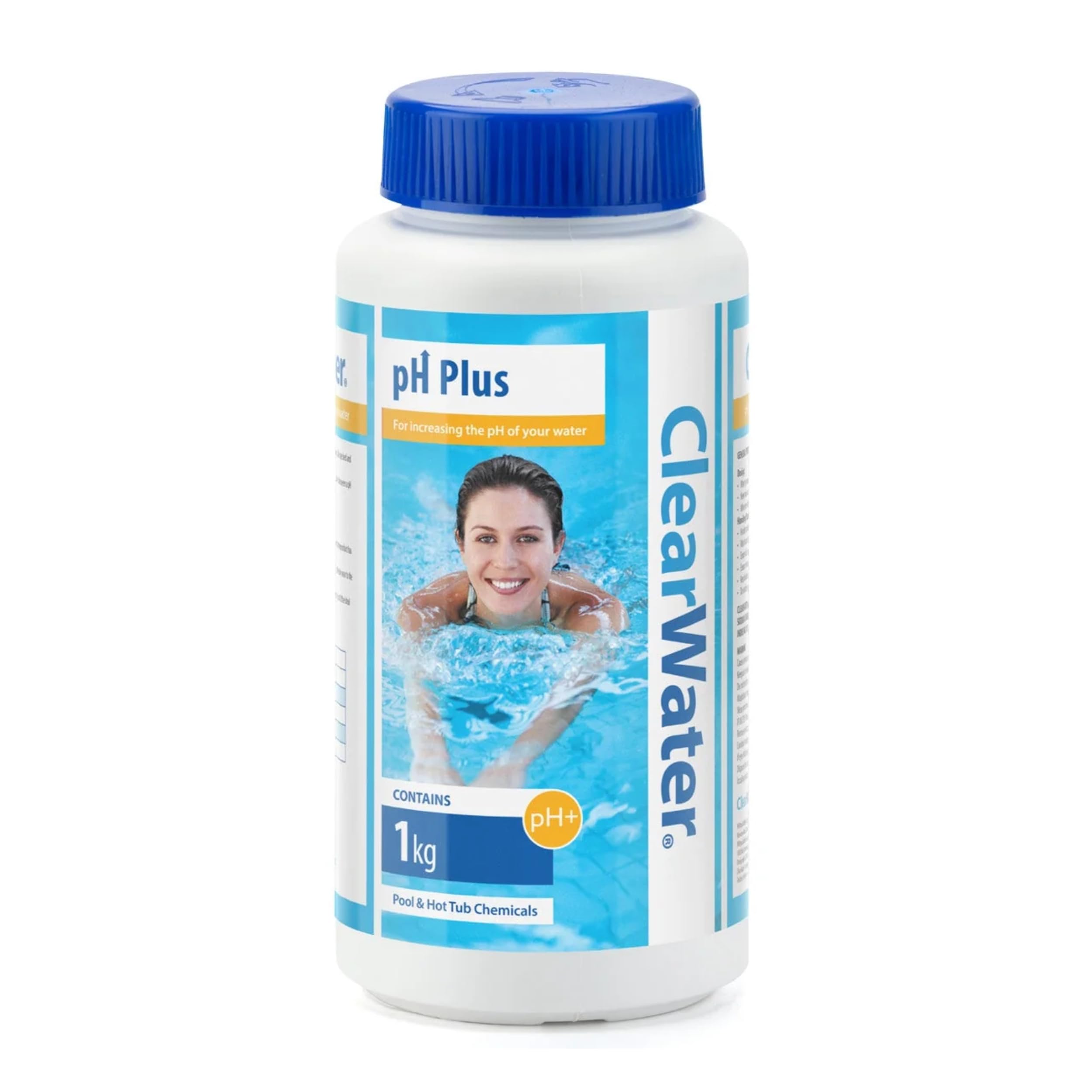 Clearwater pH Plus Increaser - 1 kg Granules for Hot Tub, Spa & Swimming Pool Water Treatment, Boosts pH & Improves Water Balance