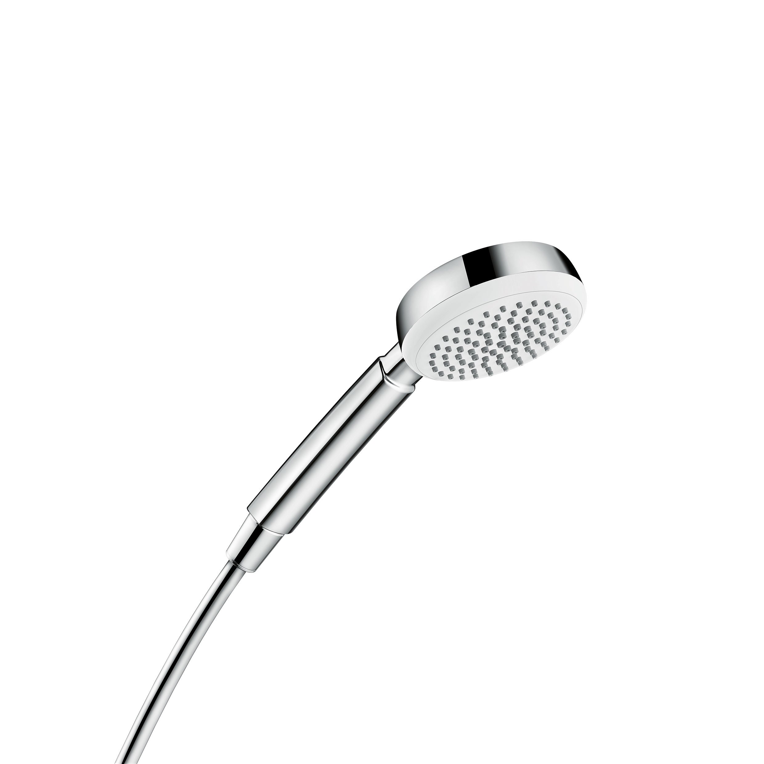 Hansgrohe 26683400 MyClub Shower Head 1 Jet, White/Chrome-Plated