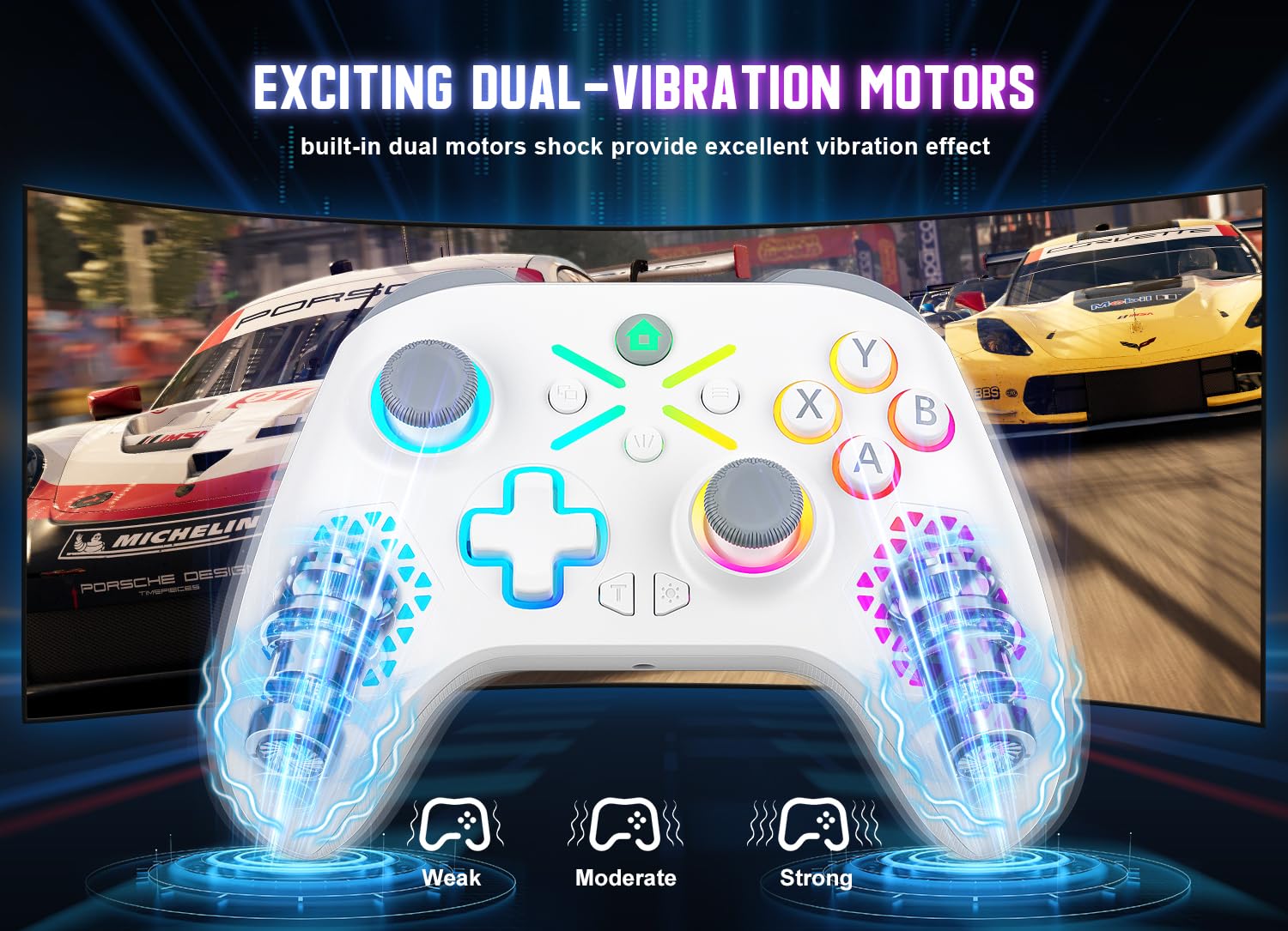 Gamrombo Wireless Gaming Controller Replacement for Xbox One, Xbox Series X|S, Xbox One S|X Controller with Hall Triggers, Hall Joysticks, Adjust RGB Light, Marco, Turbo, Audio Jack - Need to upgrade