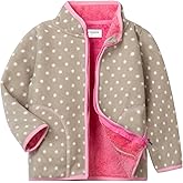 Mud Kingdom Girls Boys Polar Fleece Jacket Fur Lined Stand Collar Unisex Kids Full Zipper