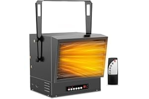 Oylus Electric Garage Heater for Indoor Use - 10000W, 240V Wall/Ceiling/Floor Mounted Shop Heater, Dual Overheat Protection & 4 Adjustable Angles, Industrial Heavy-Duty Heaters for Workshop, Warehouse