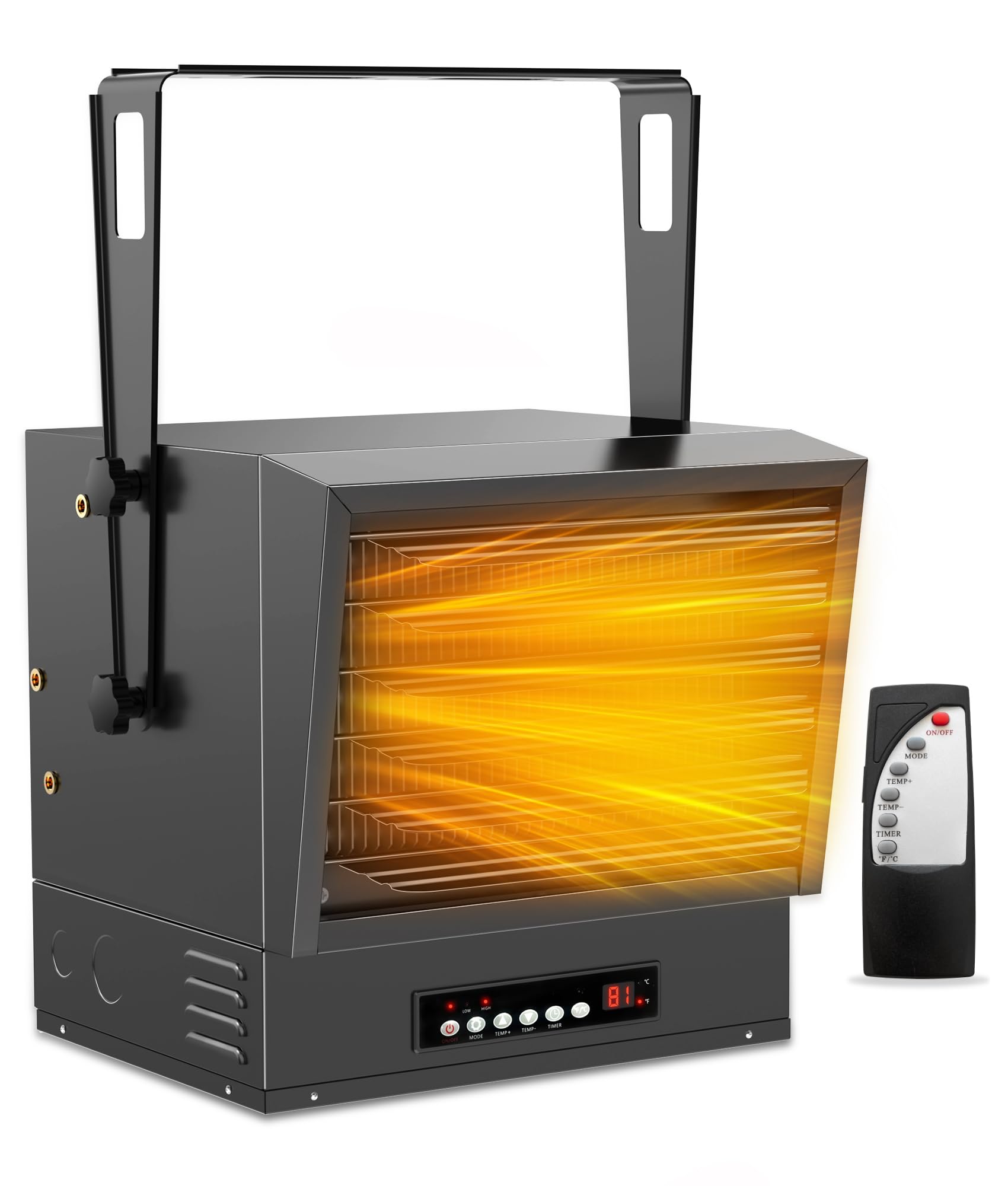 Photo 1 of Oylus Electric Garage Heater for Indoor Use - 10000W, 240V Wall/Ceiling/Floor Mounted Shop Heater, Dual Overheat Protection & 4 Adjustable Angles, Industrial Heavy-Duty Heaters for Workshop, Warehouse