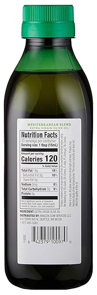 AMAZON FRESH, MEDITERRANEAN EXTRA VIRGIN OLIVE OIL, 16.9 FL OZ
