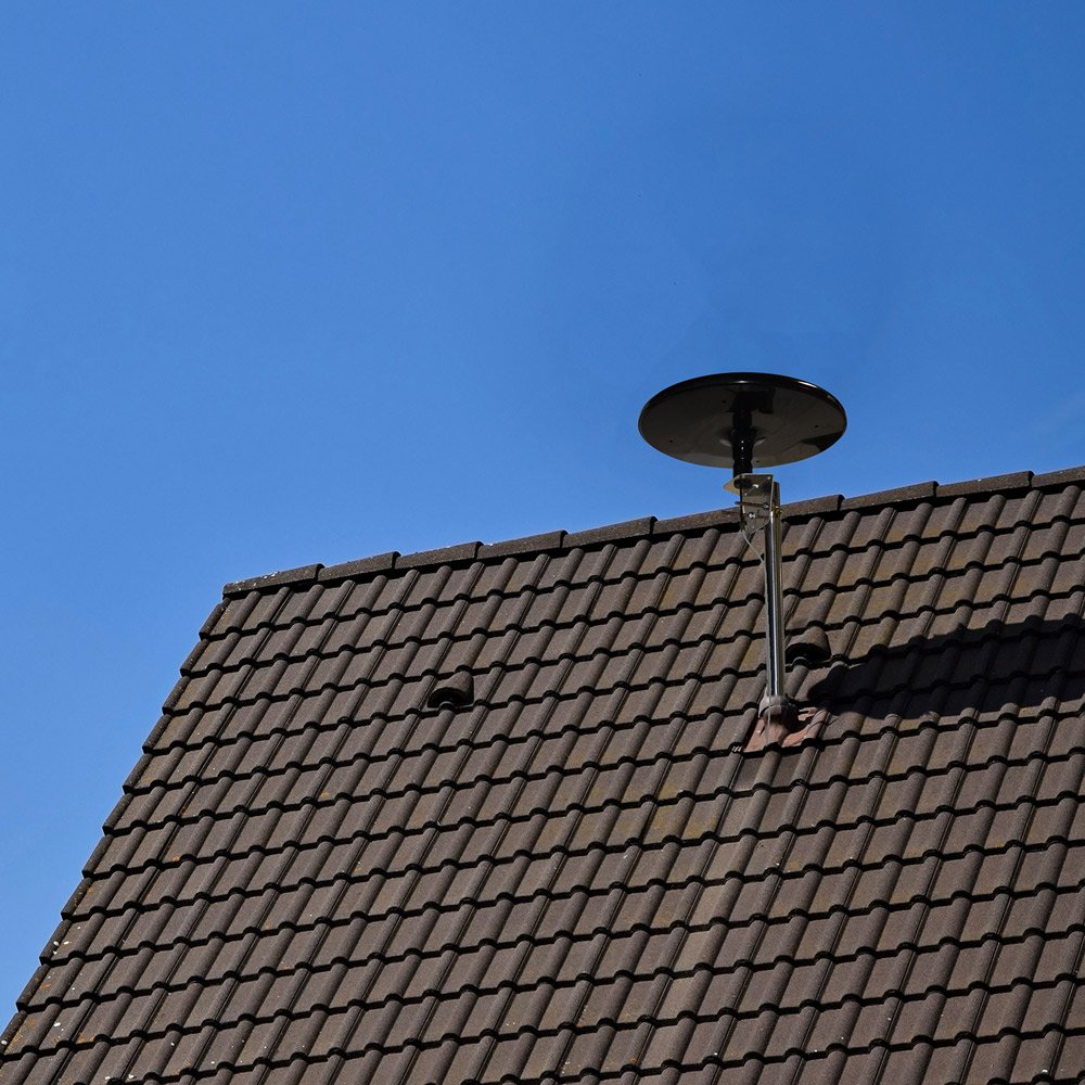 Amplified Omnidirectional Outdoor HD TV Antenna Long Range Wide Extra