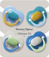 Tommee Tippee Ultimate Fit Soother 18-36 Months 4 Pack Colour Blocked view 7