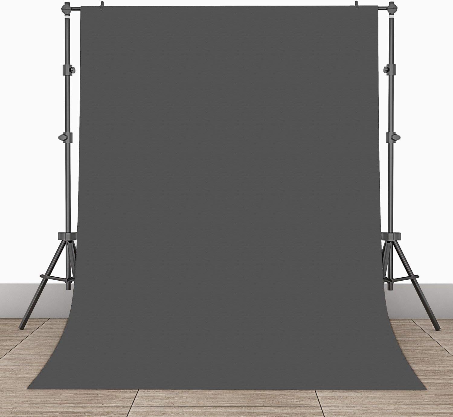Happyjoy 5x10ft/1.6x3.2m Photography Backdrop Background Screen Photo Studio Nonwoven Grey