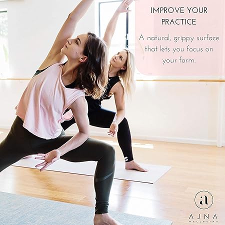 Estera de Yoga de Yute Natural * Pilates Antideslizante ...