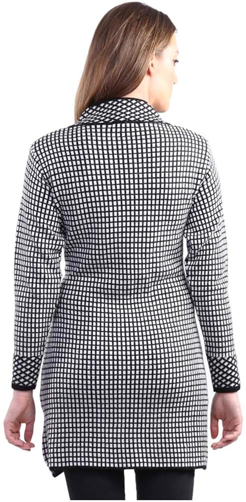 montrex white double breasted coat for women