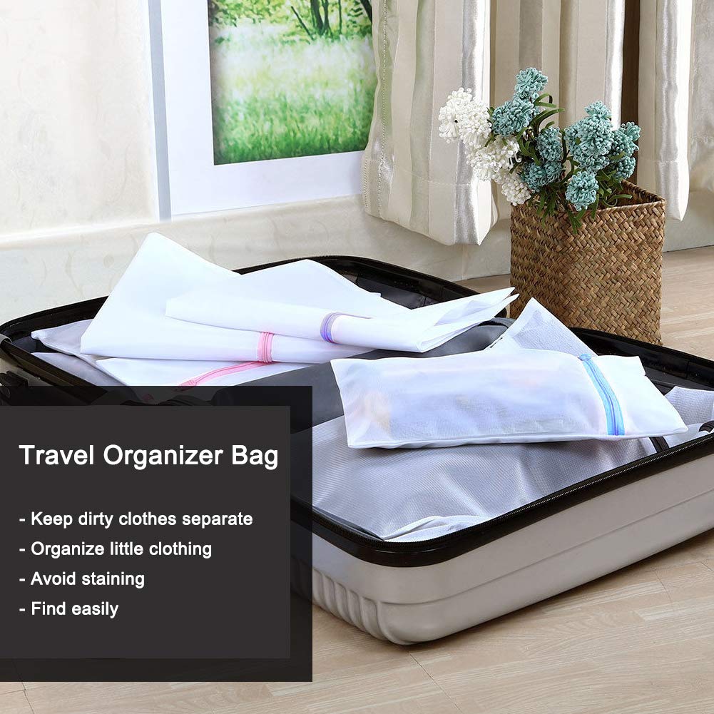 SUREMATE Mesh Laundry Bag Delicate Garments Washing Bags for Lingerie Bra Baby Clothes Scarf Toys and Travel Sort