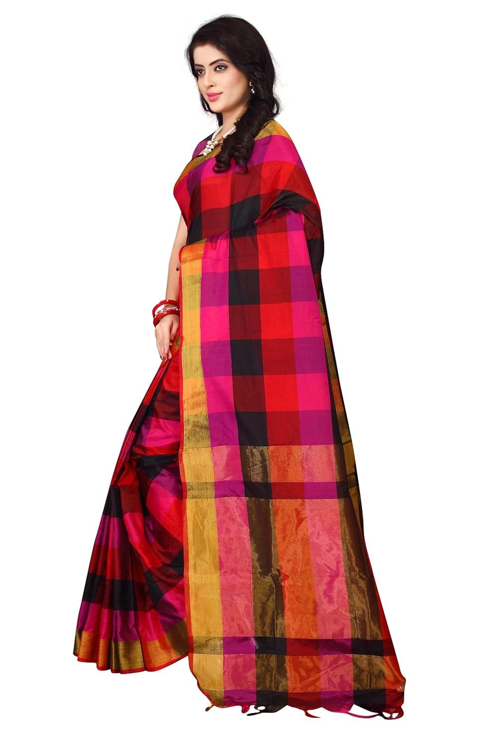 leriya fashion cotton silk saree for women