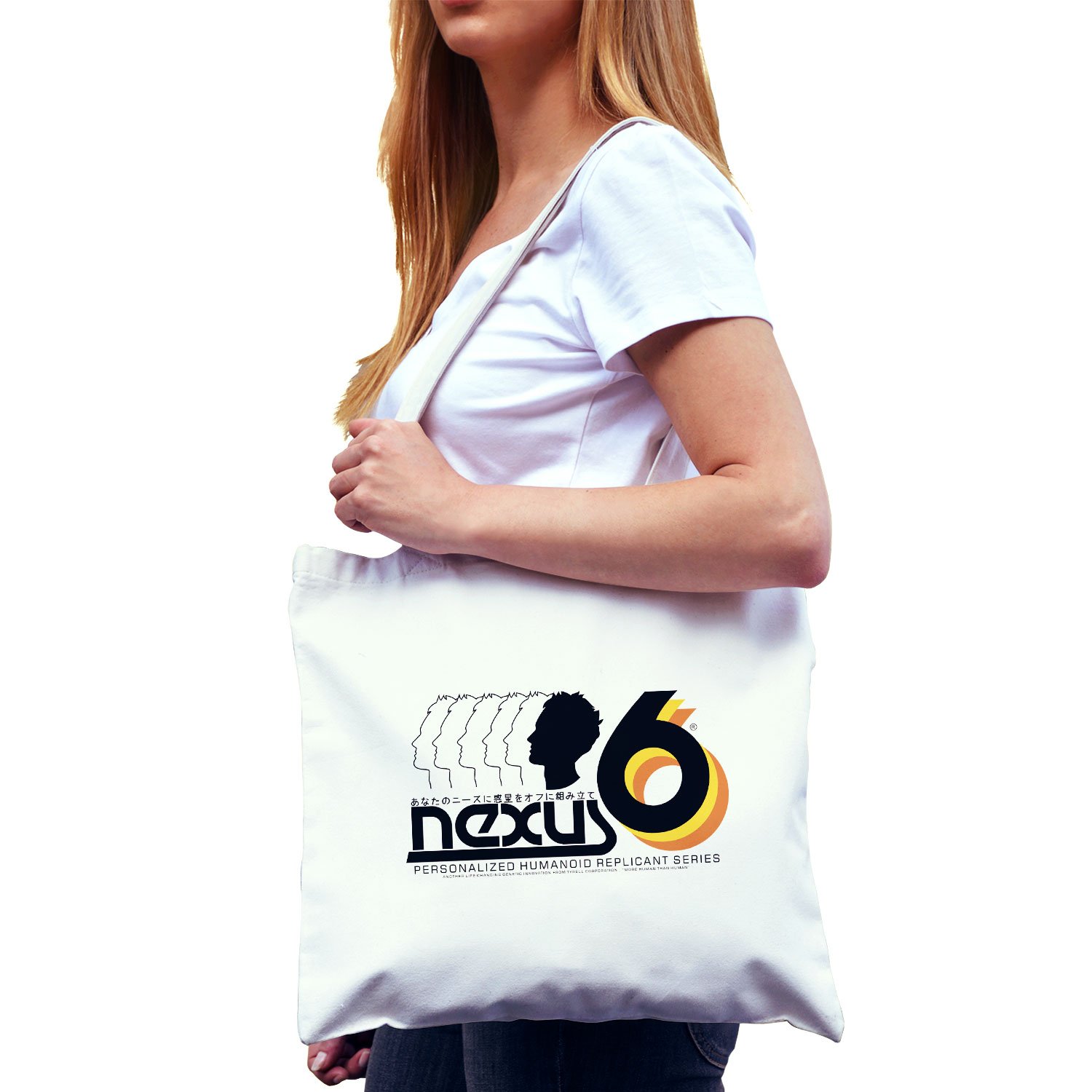 Nerdo Nexus 6 Personalised Humanoid Replicant Series - Cloth Bag, White