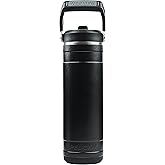 Pelican Hydration Pelican Pacific™ 26 oz Vacuum Insulated Tumbler - Recycled Stainless Steel Double Wall Travel with Dual Lid, Powder Coated Insulated Water Bottle For Cold Drinks, Jet Black
