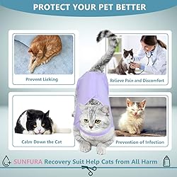 SUNFURA Recovery Suit for Cats After
