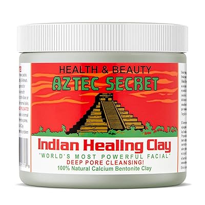 Aztec Secret - Indian Healing Clay - 1 lb. | Deep Pore Cleansing Facial &amp; Body Mask | The Original 100% Natural Calcium Bentonite Clay &ndash; New! Version 2