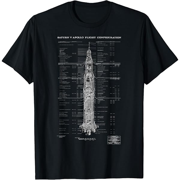 Men's Atlas V Rocket T-Shirt - Space Themed Graphic Tee, 100% Cotton, Ash Grey, Medium, Digital Print Design - View #13