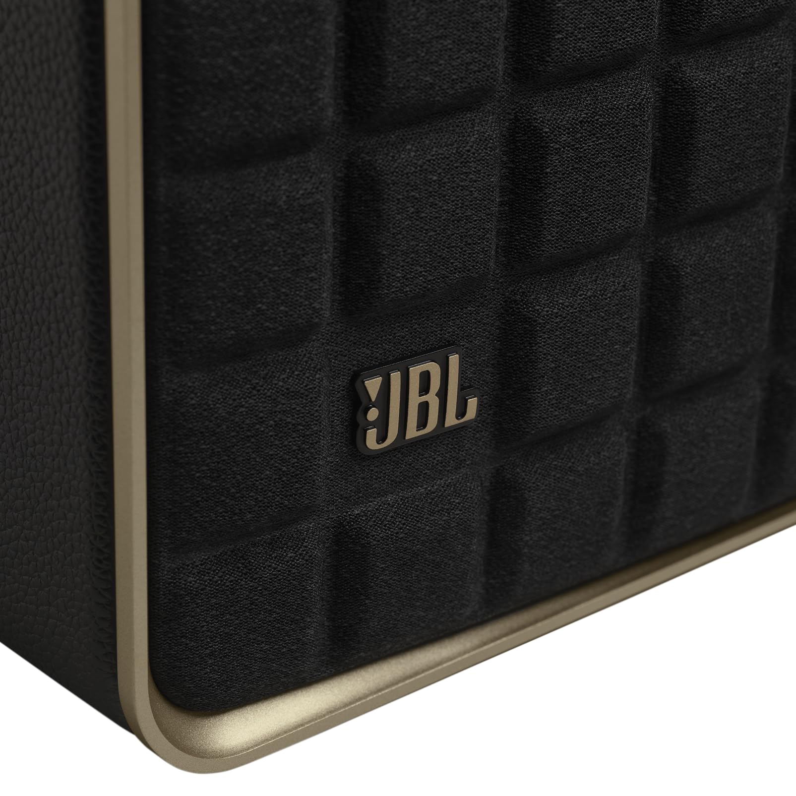 JBL Authentics 300 Tragbarer Smart Home Lautsprecher – 70er Jahre Retro-Design Bluetooth Box – Mit Google Assistant, Alexa, AirPlay und JBL One App – Schwarz 9
