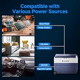 AAOBOSI 60L Dual Zone Car Fridge Portable Freezer 12/24V 100-240V WIFI view 5