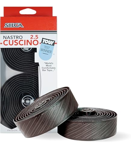 Deda Elementi Red Padded Foam Bicycle Handlebar Tape – LOGO Series, Comfort Grip
