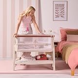 Tutti Bambini CoZee Breeze 2025 2-in-1 Bedside Crib Walnut Ecru 0-6m view 3
