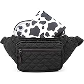Pripher Small Diaper Bag with Portable Changing Pad, Crossbody Diaper Bag Pack with Wipes Pocket for Mom and Dad, Mini Diaper Bag Fanny Pack for Baby Travel, Black