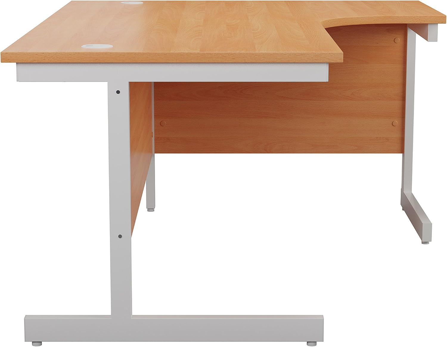 Office Hippo Heavy Duty Right Corner Desk, Strong & Reliable Workstation, Integrated Cable Ports, PC Desk For Office or Home - Image 4