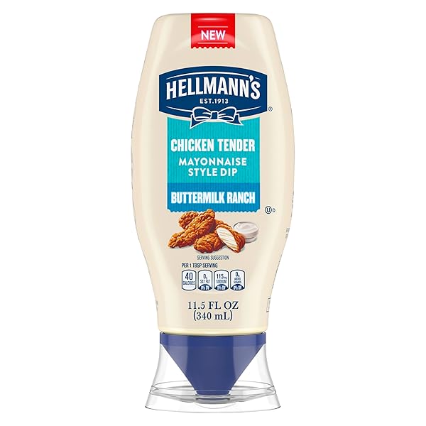 HELLMANN’S BUTTERMILK RANCH CHICKEN TENDER MAYONNAISE STYLE DIP...