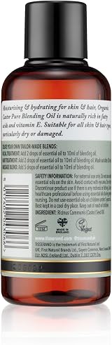 Tisserand Organic Castor Oil 100ml Skin Hair Massage Nail Oil view 2