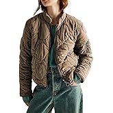 VIEWON Women's Quilted Puffer Winter Lightweight Jacket Short Warm zip up Button Down Coat with Pockets