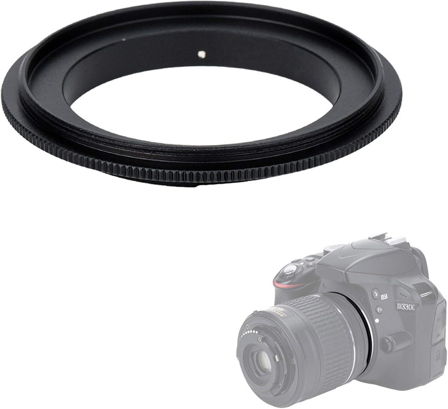 55mm Macro Lens Reverse Adapter Ring for Nikon D3500 D3400 D5600 Camera