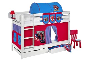 Etagenbett Jelle Spiderman Hochbett Lilokids Weiss Mit