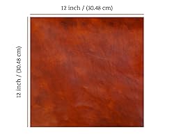 Full Grain Vegetable Tanned Tooling Leather Square