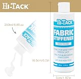 HI-TACK Fabric Stiffener 250ml - Non-Toxic, Permanent, Easy to Use view 8
