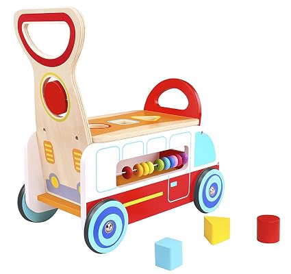 wooden fire engine walker