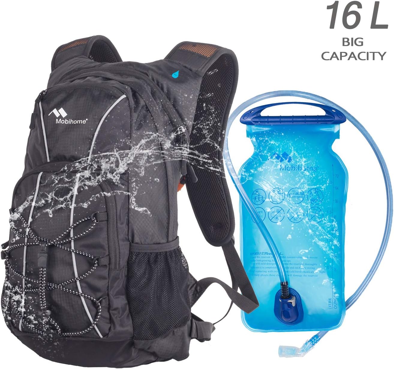 hiking daypack with hydration