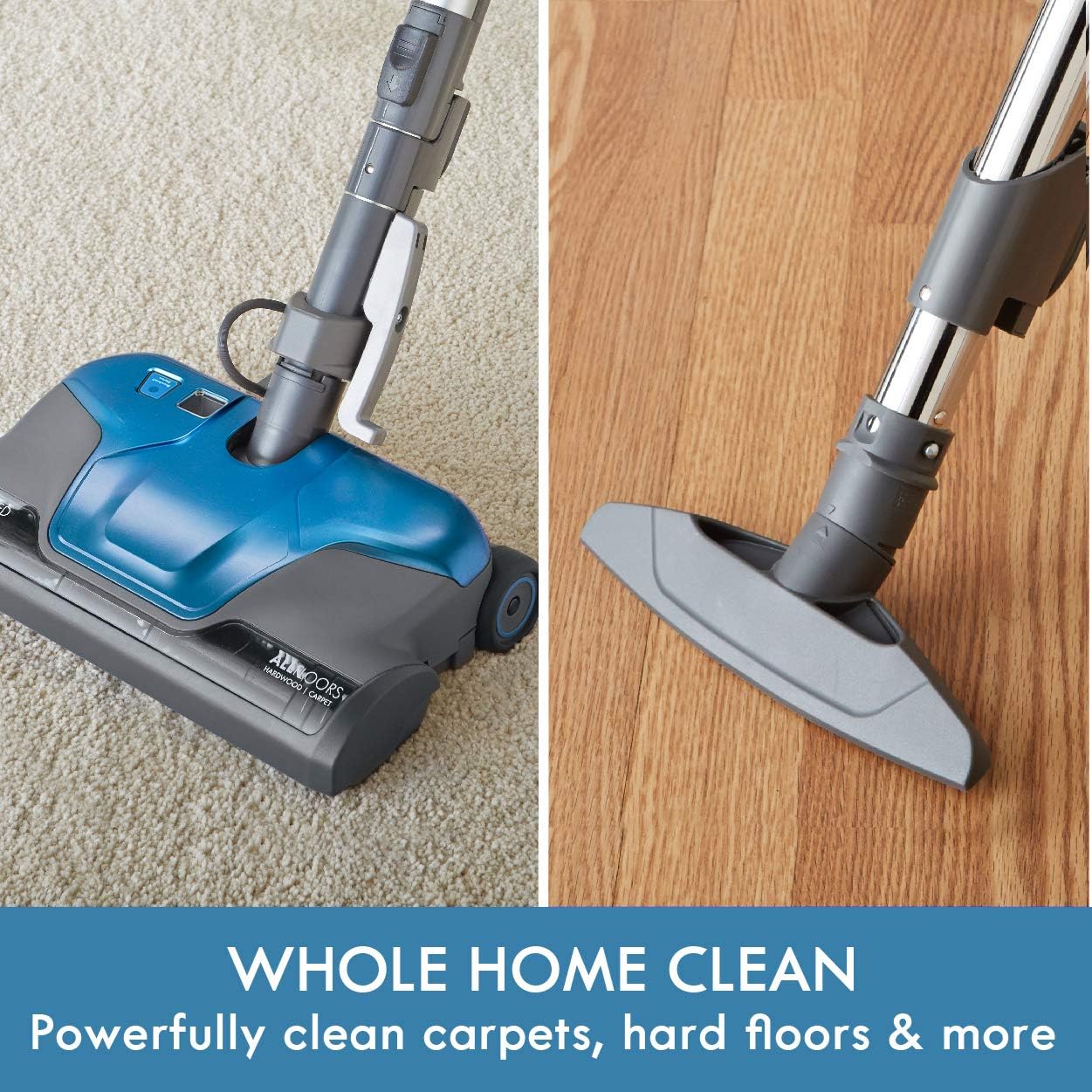 Kenmore BC3005 Pet Friendly Lightweight Bagged Canister Vacuum Cleaner with Extended Telescoping Wand, HEPA, 2 Motors, Retractable Cord, and 4 Cleaning Tools -