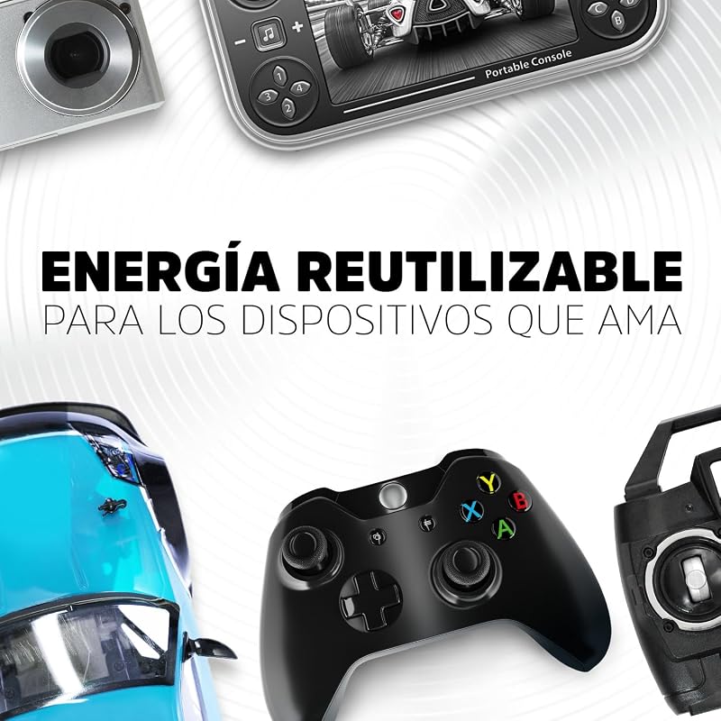 Recharge Power Plus - Pilas Recargables AA (Paquete de 8)