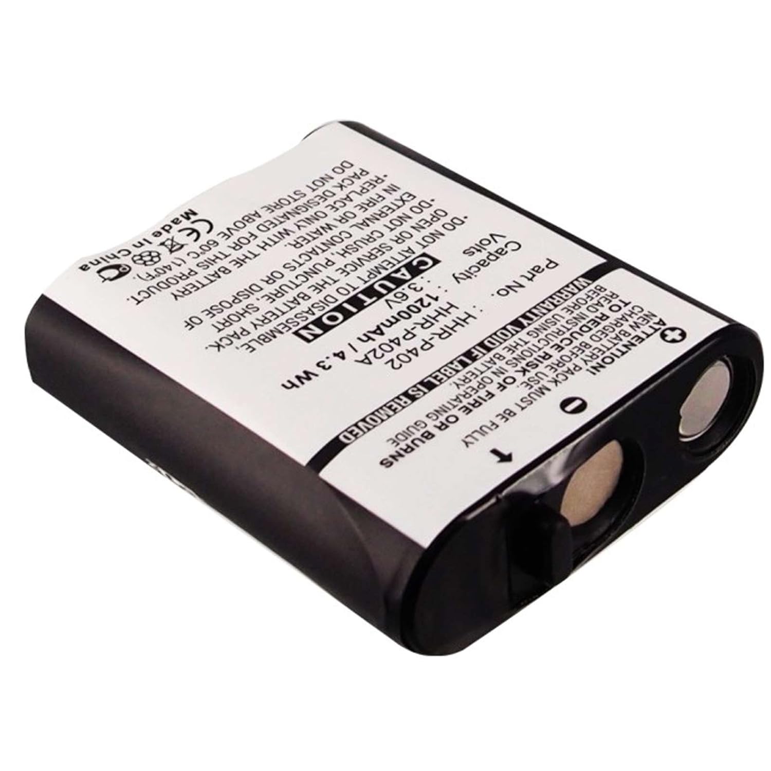 Amazon.com: Radio Shack 23-965 Cordless Phone Battery Replacement For 3 AA  - Panasonic P-P511, HHR-P402A, N4HKGMA0001, Type 24 Battery: Electronics