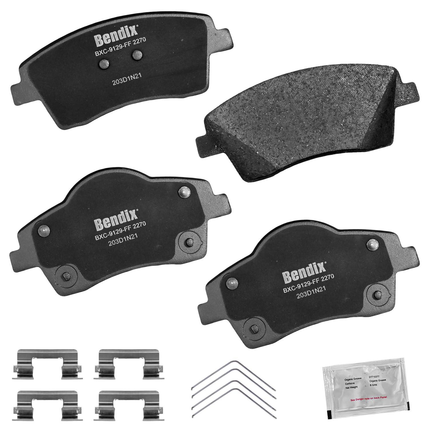 Bendix Priority1 CFC2270 Ceramic Front Brake Pads for Volvo XC40 2024-2019 Image