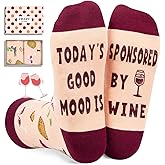 Zmart Drink Gifts for Women Men - Wine Beer Coffee Boba Socks for Drink Lovers
