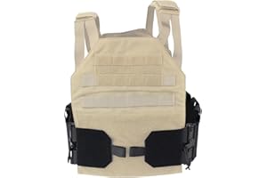 LytHarvest Elastic Cummerbund for Vest Quick Release Tactical Stretch Cummerbund w/3 x AR Mag Pouches