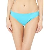 La Blanca Bikini Bottoms for Women Island Goddess Solid Hipster Swimsuit Bottom