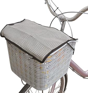 amazon ヒロオカ 自転車用カゴネット 一寸先はアミ the tree 自転車カバー