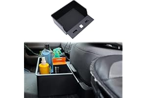 JDMCAR Underseat Storage Organizer Compatible with 2015–2025 Ford F150 and 2017–2026 F250 F350 F450 with 40/20/40 Jump Seat – Replaces OEM Cup Holder HC3Z-2813562-AB