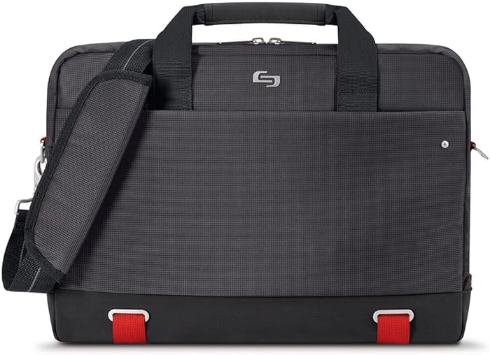 Solo Pro Aegis Laptop Briefcase Rfid Pocket 15.6", Black