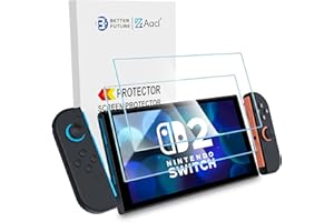 AACL Screen Protector for Nintendo Switch 2 Screen Protector 2025 [7.9 inch],Tempered Glass film,Ultra Clear,2 Pack