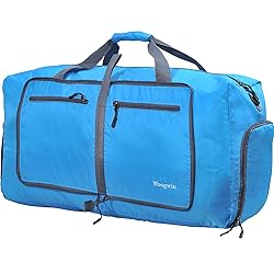 Woogwin Travel Duffel Bag Large Foldable Waterproof